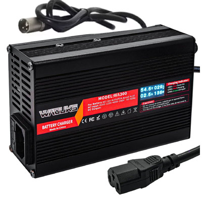 מטען 24V 6A לקלנועית אפיקים מטען חכם אוטומטי XLR הספק עד 10A